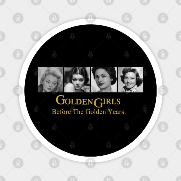 Christmas golden girls Magnet by iniandre